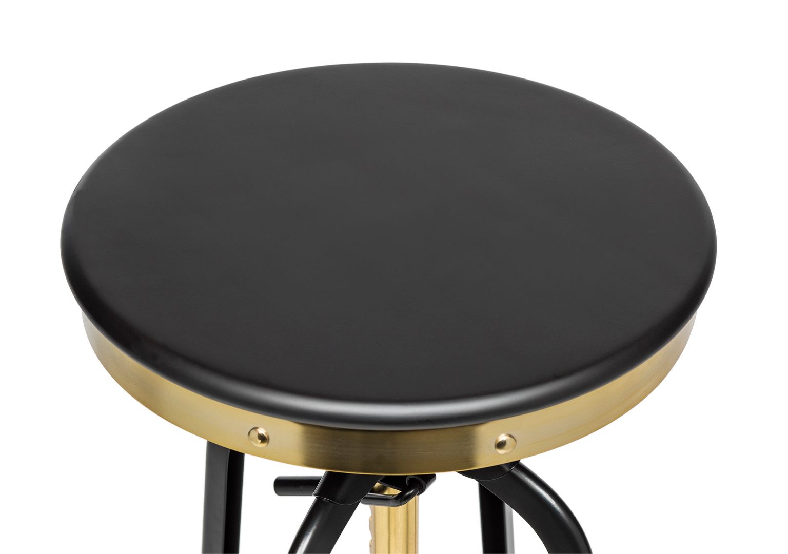 Industrial Height Adjustable Swivel Bar Stool