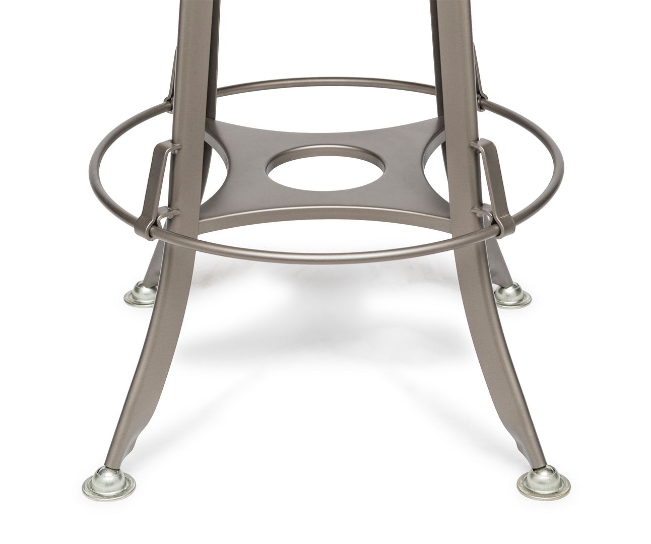 Industrial Height Adjustable Swivel Bar Stool