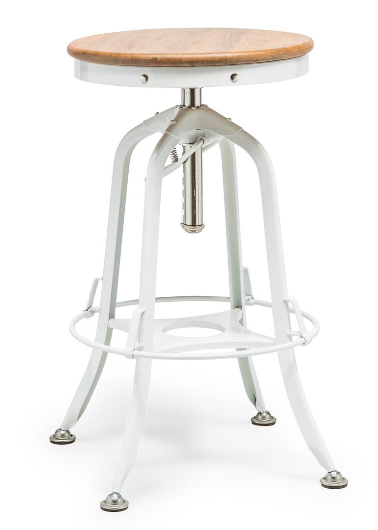 Hamptons Style Adjustable Bar Stool