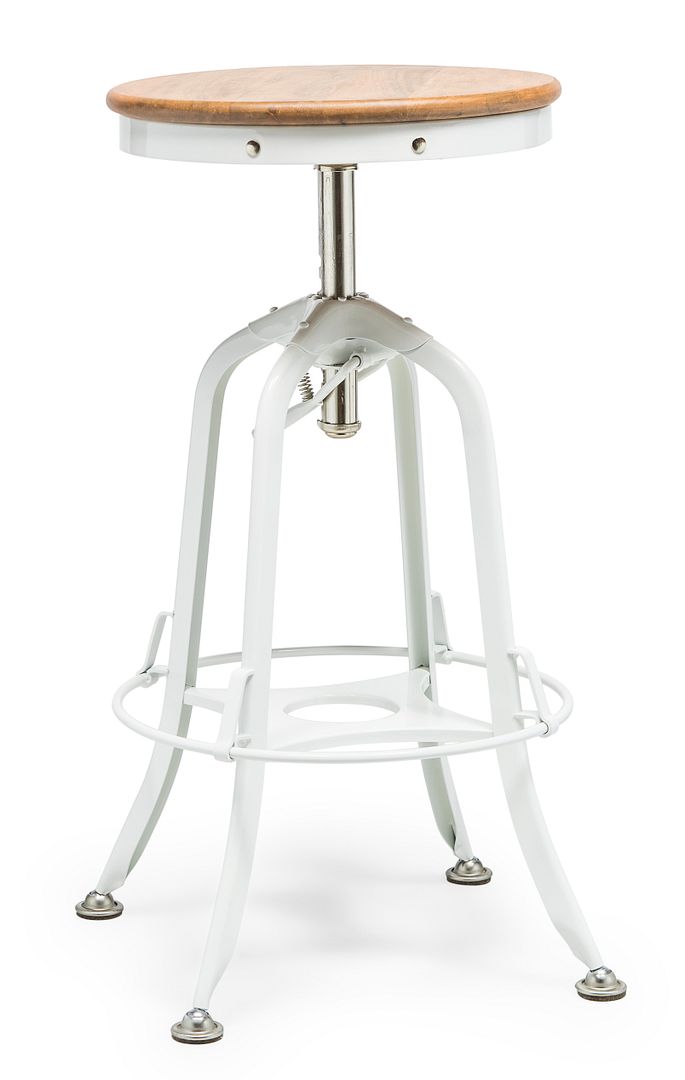 Hamptons Style Adjustable Bar Stool