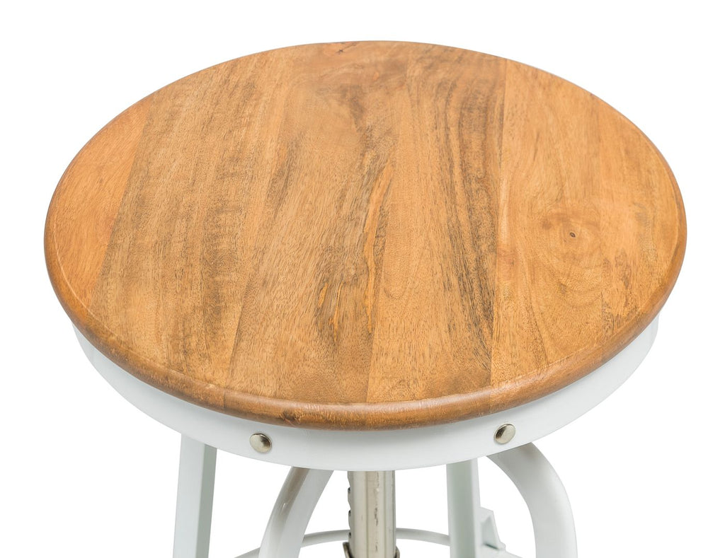 Hamptons Style Adjustable Bar Stool