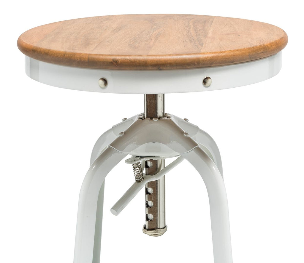 Hamptons Style Adjustable Bar Stool