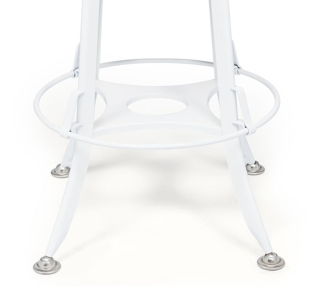 Hamptons Style Adjustable Swivel Bar Stool