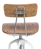 Hamptons Style Adjustable Swivel Bar Stool