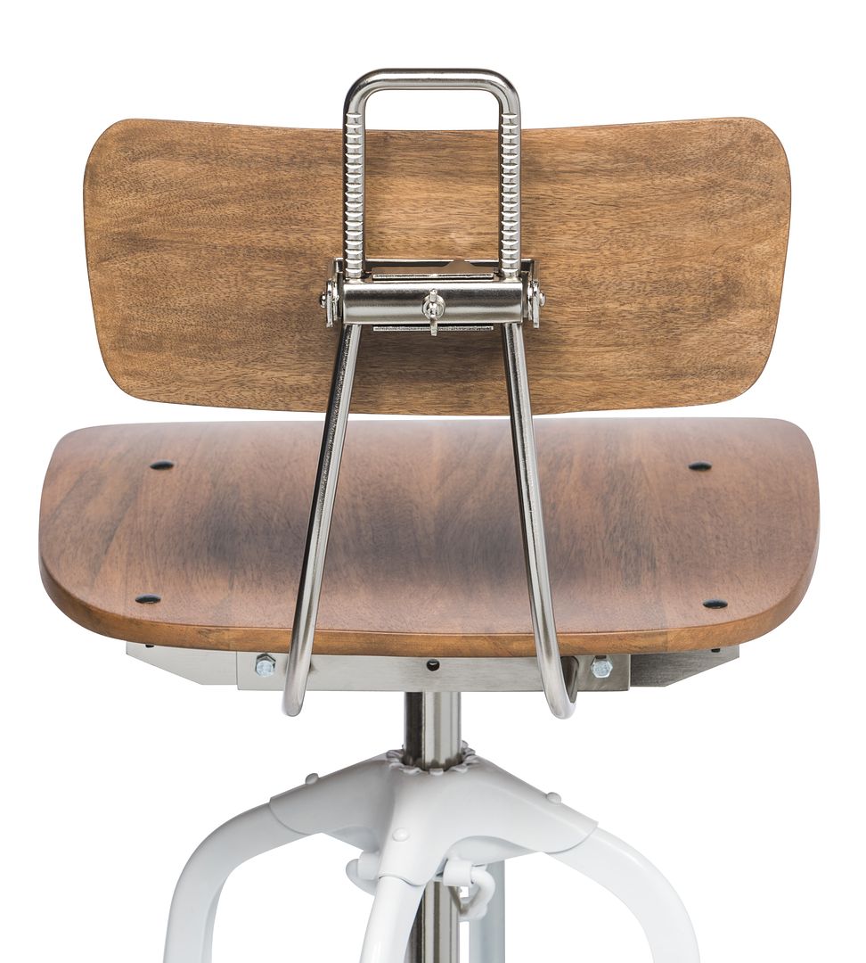 Hamptons Style Adjustable Swivel Bar Stool