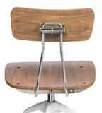 Hamptons Style Adjustable Swivel Bar Stool
