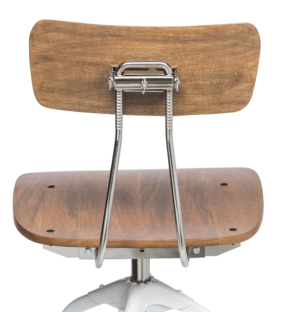 Hamptons Style Adjustable Swivel Bar Stool