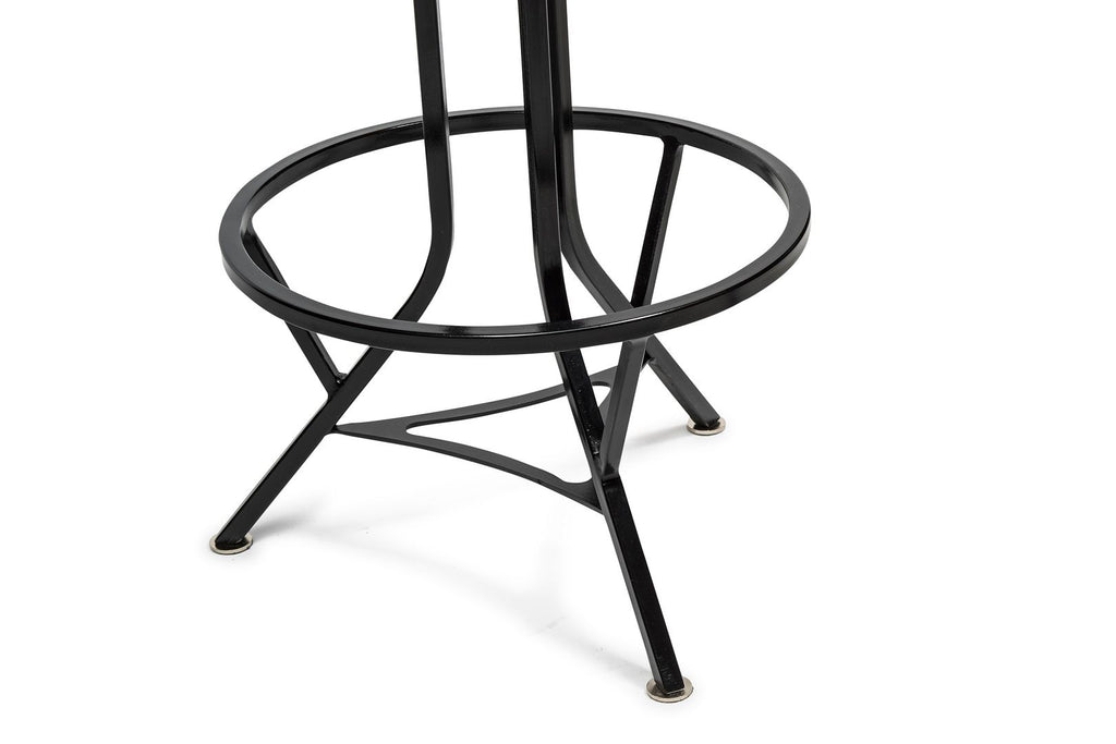 Industrial Black Rustic Swivel Bar Stool
