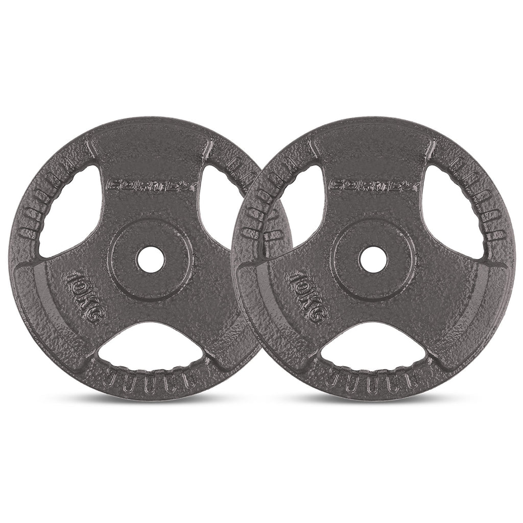 CORTEX BN-11 Exercise FID Bench + 79kg Standard Tri-Grip Weight Plate and Dumbbell Package