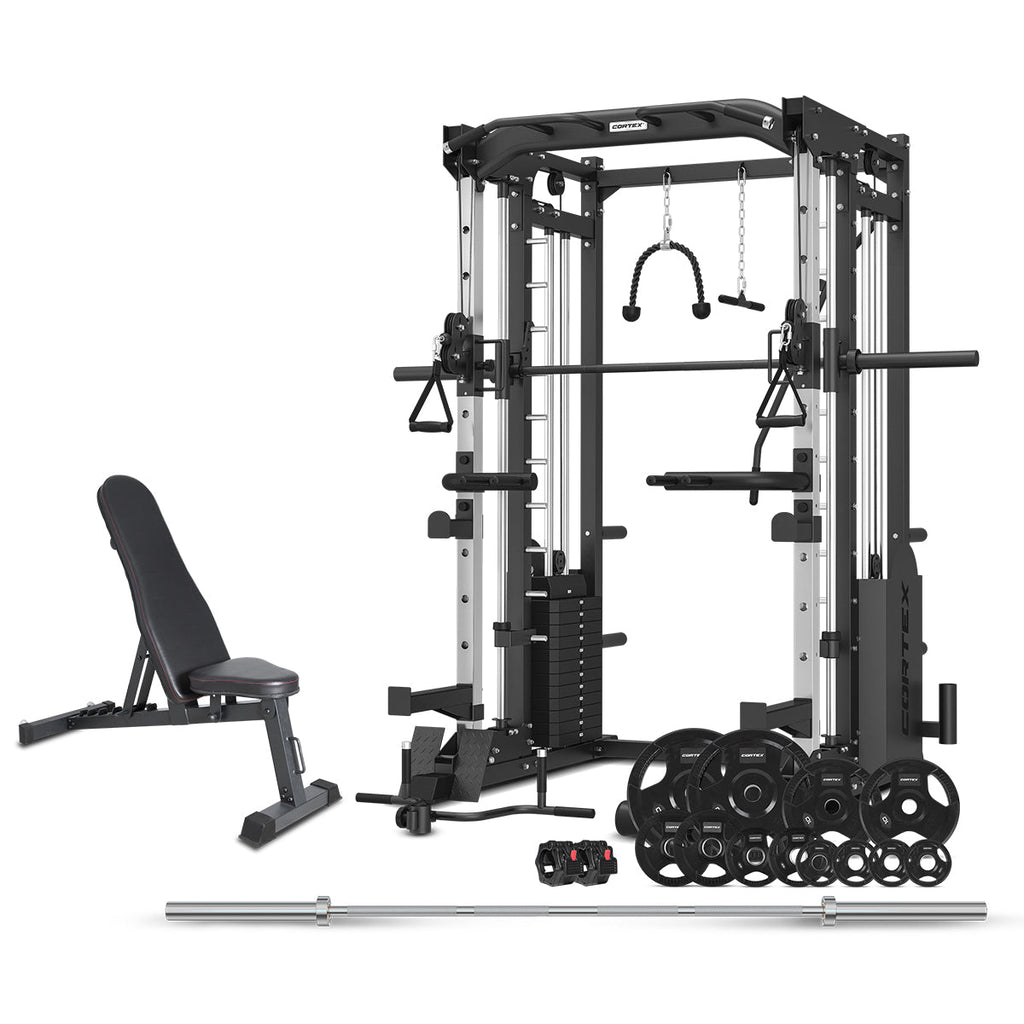 CORTEX SM-25 Power Rack & Weight Package

Meta Description: Complete home gym solution.