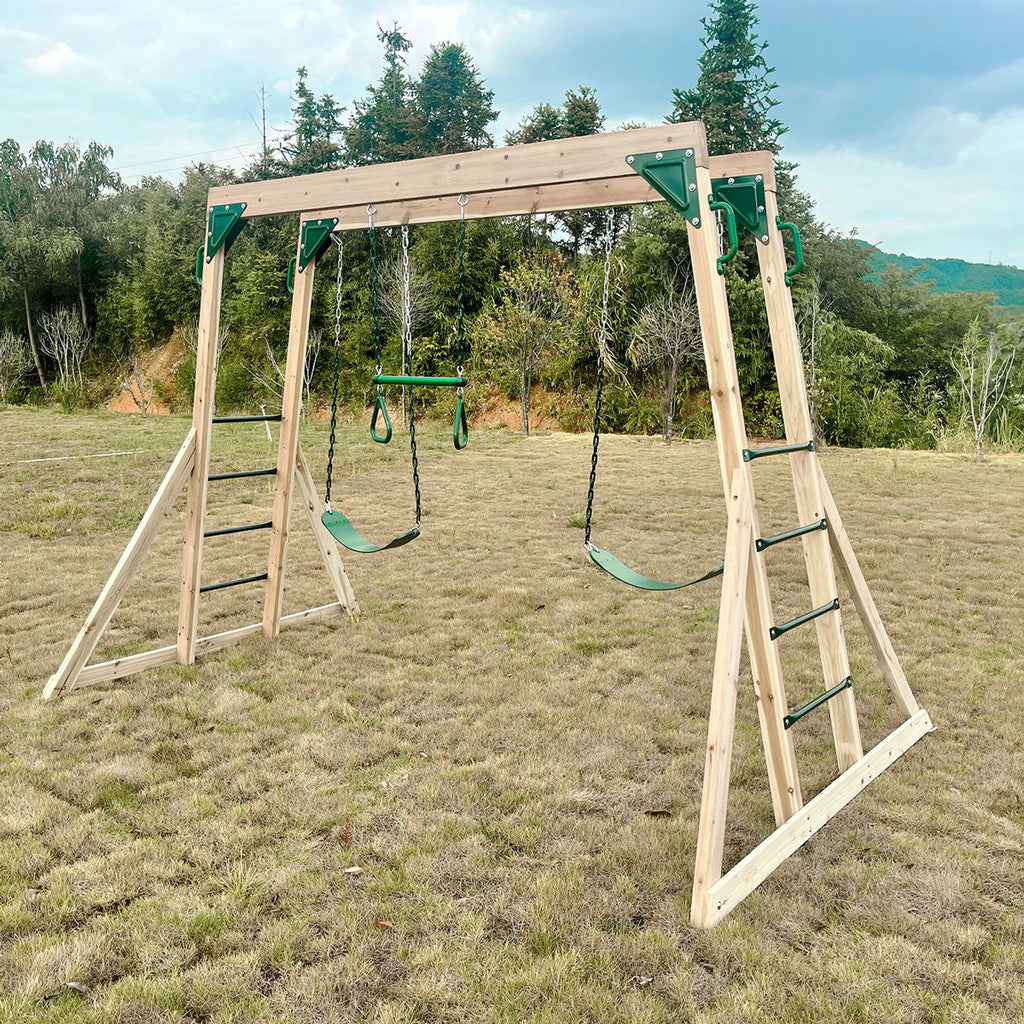 Lifespan Kids Daintree 2-in-1 Swing & Monkey Bar Set