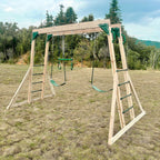 Lifespan Kids Daintree 2-in-1 Swing & Monkey Bar Set