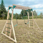 Lifespan Kids Daintree 2-in-1 Swing & Monkey Bar Set