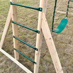 Lifespan Kids Daintree 2-in-1 Swing & Monkey Bar Set