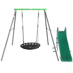 Lifespan Kids Cellar Metal Swing Set with Slide