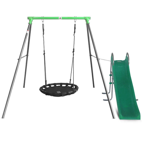 Lifespan Kids Cellar Metal Swing Set with Slide