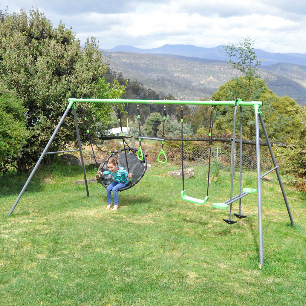 Lifespan Kids Lynx 4 Station Swing Set