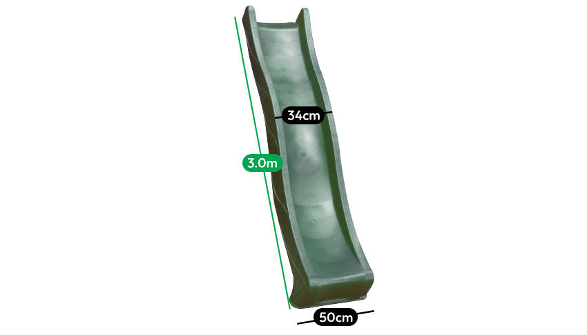Lifespan Kids 3m Green Outdoor Slide