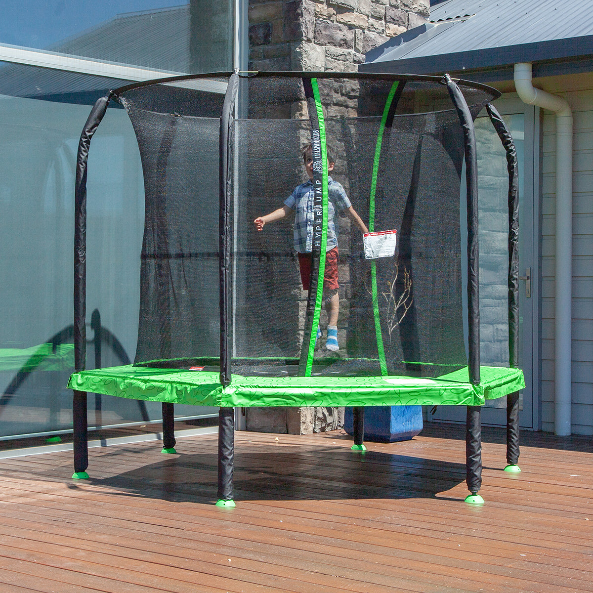 Lifespan Kids 7ft Springless Hoppy Trampoline Set