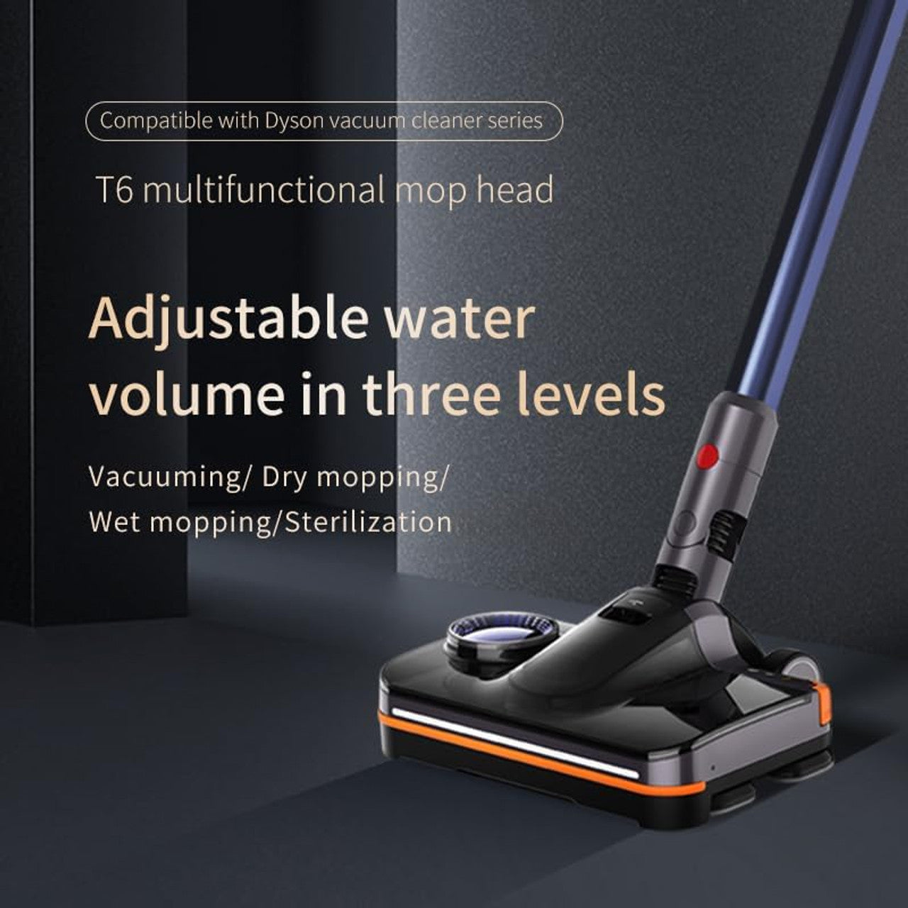 Hygieia T6 Wet Dry Mop Head for Dyson