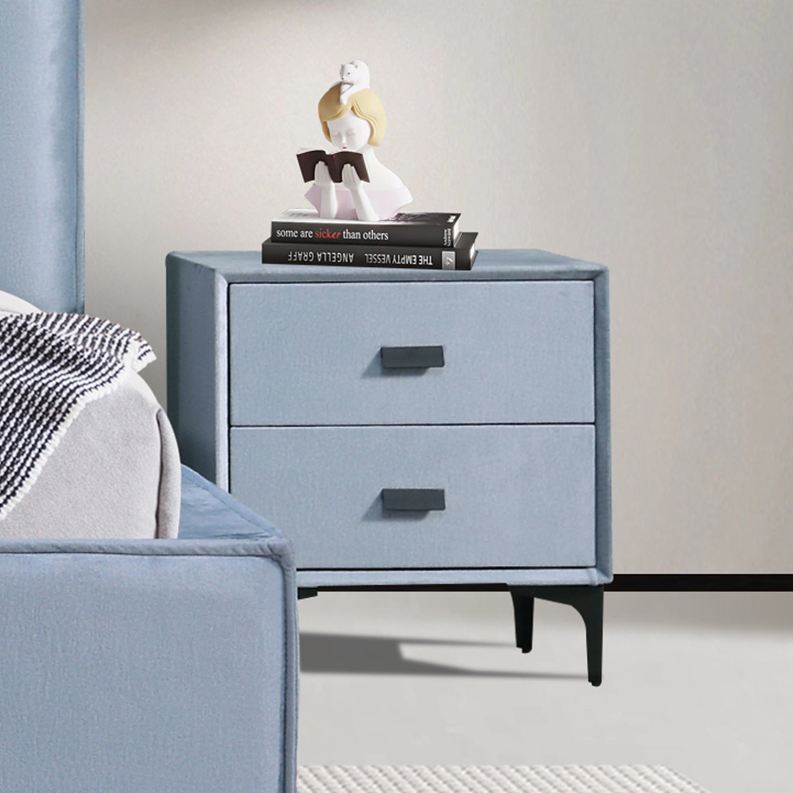 Estella Queen Upholstered Bedroom Suite 4pc