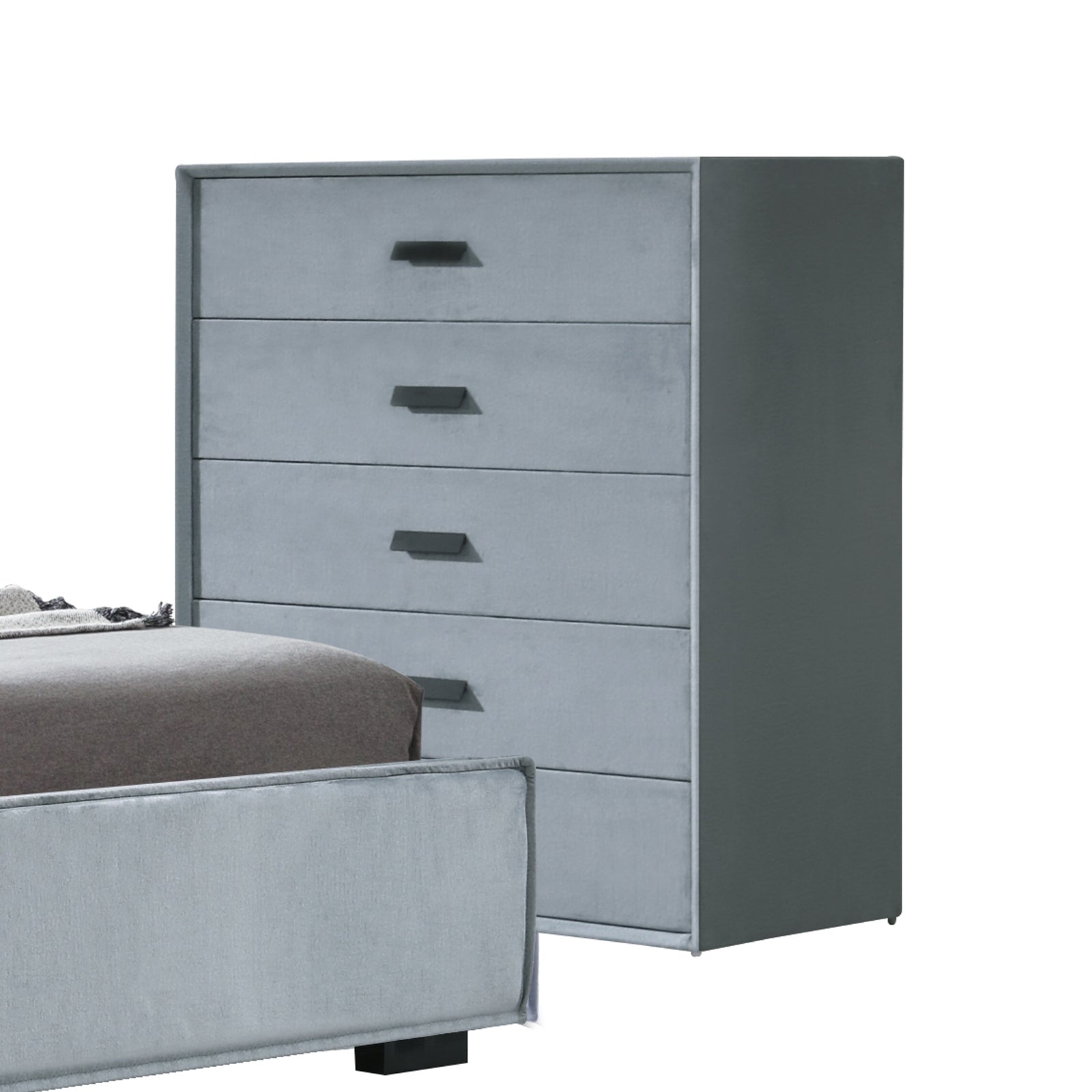Estella Queen Upholstered Bedroom Suite 4pc