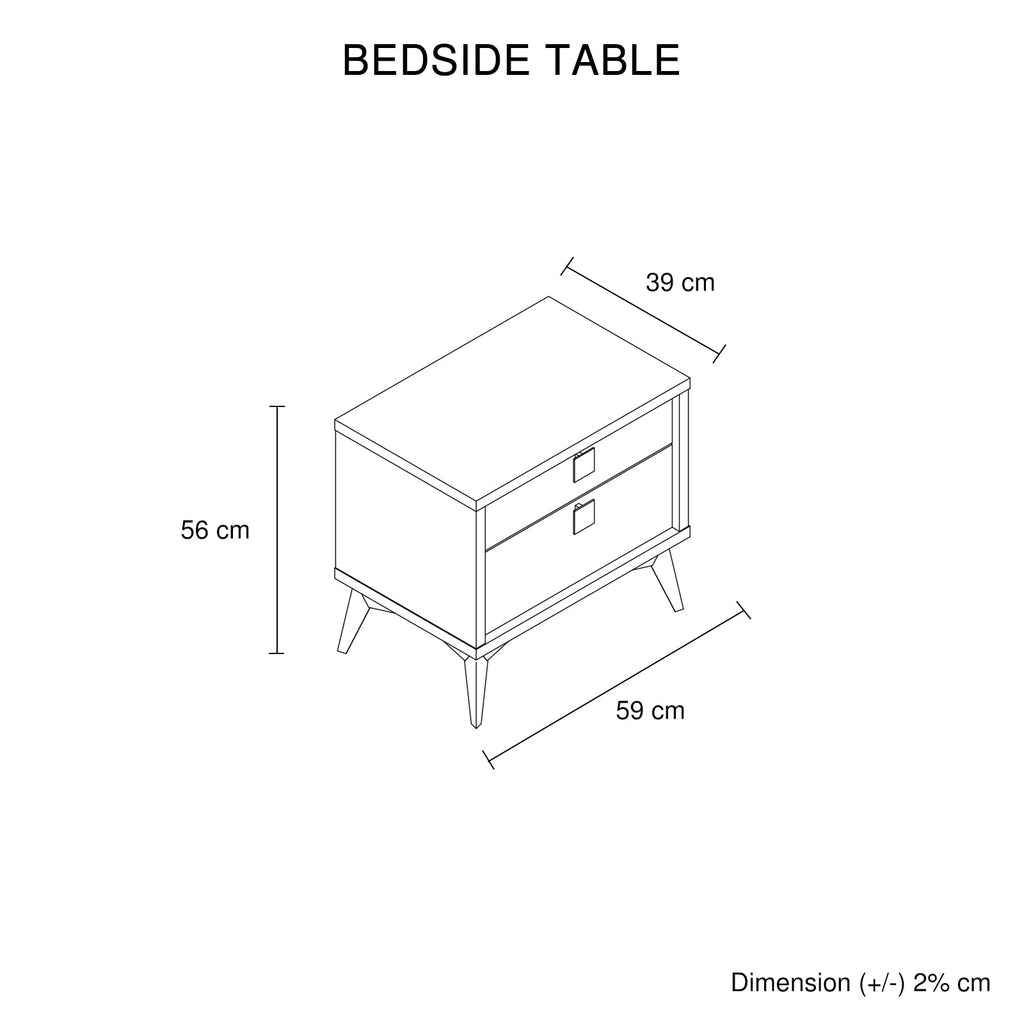 Maxwell 4-Piece Modern Bedroom Suite