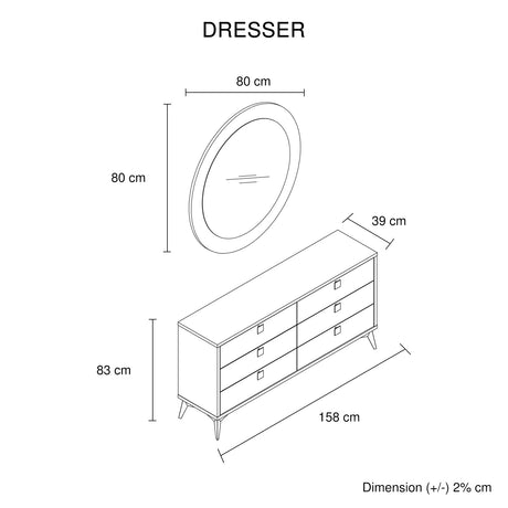 Maxwell 5-Piece Elegant Bedroom Suite