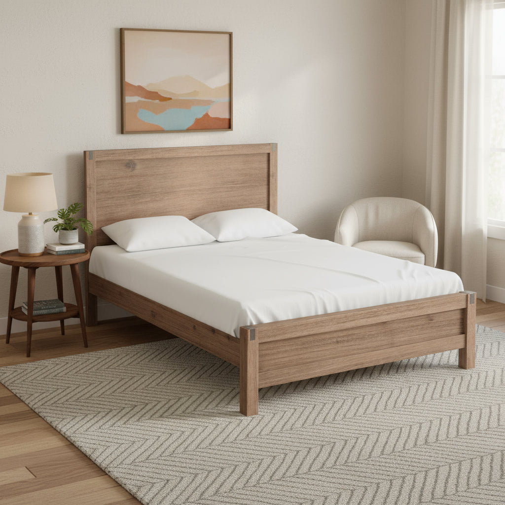 Nowra 4-Piece Solid Wood Bedroom Suite