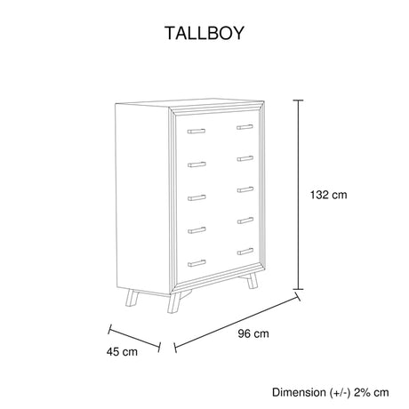 Elegant King Size Bedroom Suite in Silver Brush