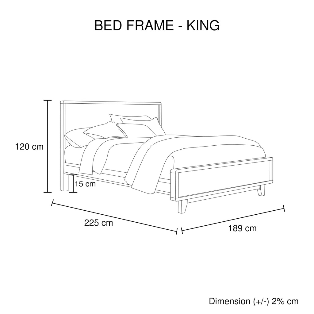 Elegant King Size Solid Wood Bedroom Suite