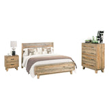 Solid Wood Antique Design 4-Piece Bedroom Suite