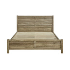King Size Bed Frame Natural Wood like MDF in Oak Colour