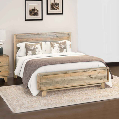 Elegant Solid Wood Antique Queen Bed Frame