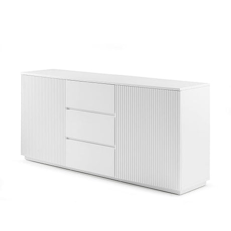 Brianna Modern White Buffet Cabinet