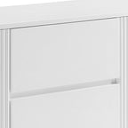 Brianna Modern White Buffet Cabinet