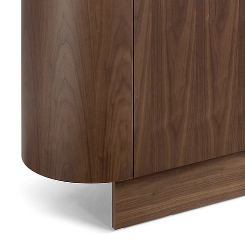 Dark Walnut Buffet Storage with Classy Design