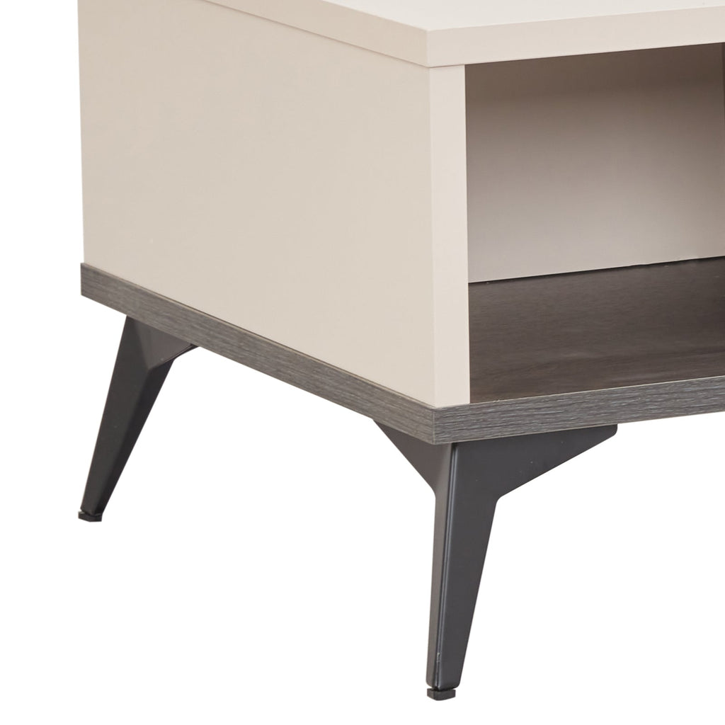 Maxwell Champagne Coffee Table with Storage