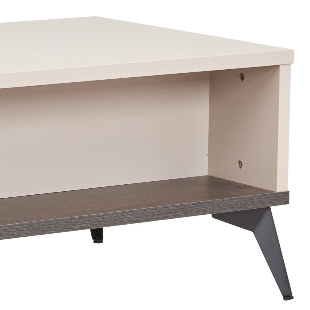 Maxwell Champagne Coffee Table with Storage