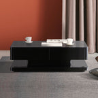 High Gloss Modern Coffee Table with Storage