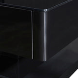High Gloss Modern Coffee Table with Storage