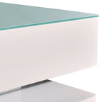 High Gloss Modern Coffee Table with Storage