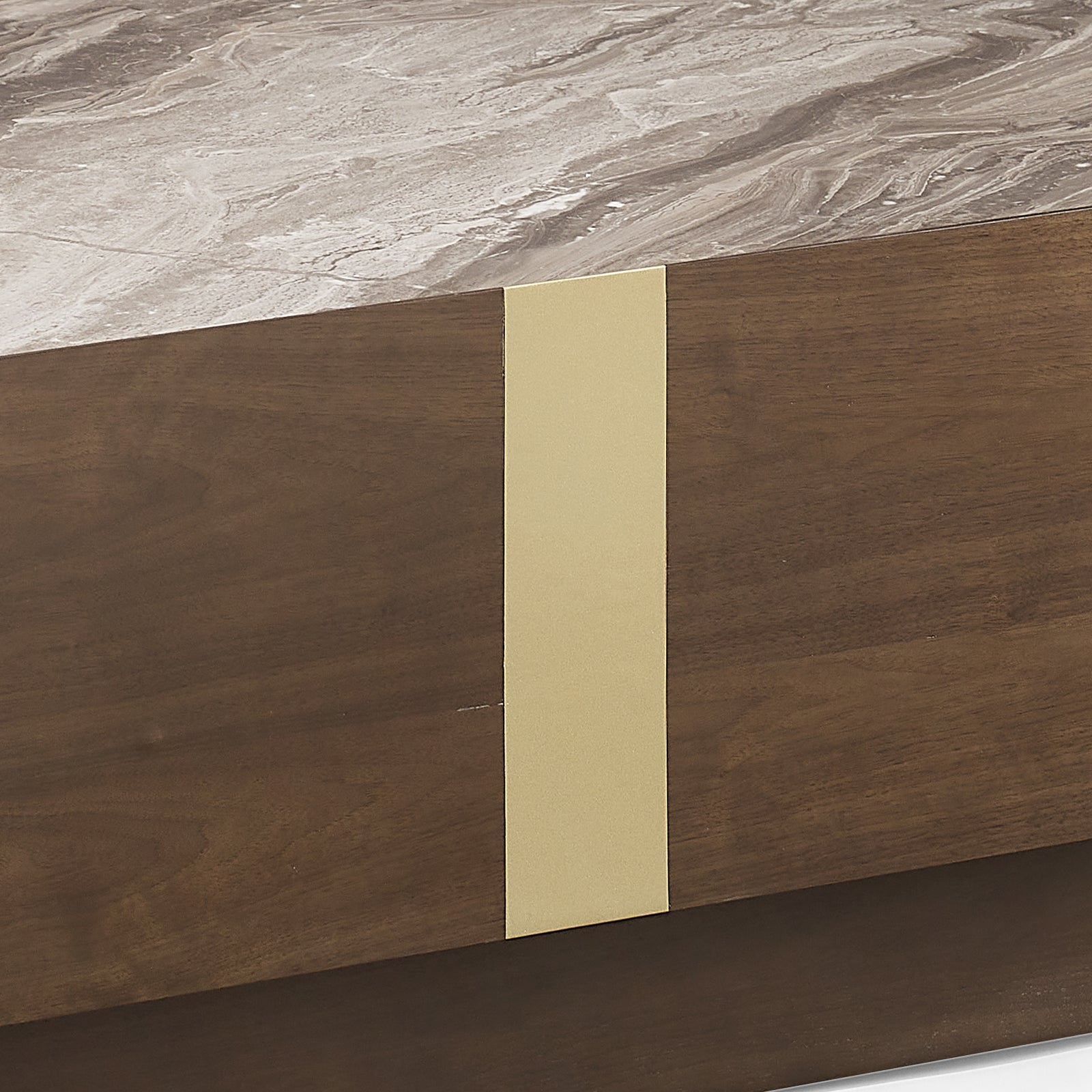 Venus Dark Walnut Coffee Table with Storage