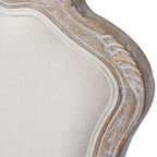 Elegant Oak Wood White Washed Dining Set