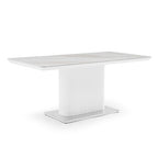 Ceramic Top Dining Table with Stainless Steel Legs