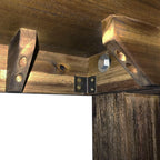 Large 210cm Solid Acacia Dining Table