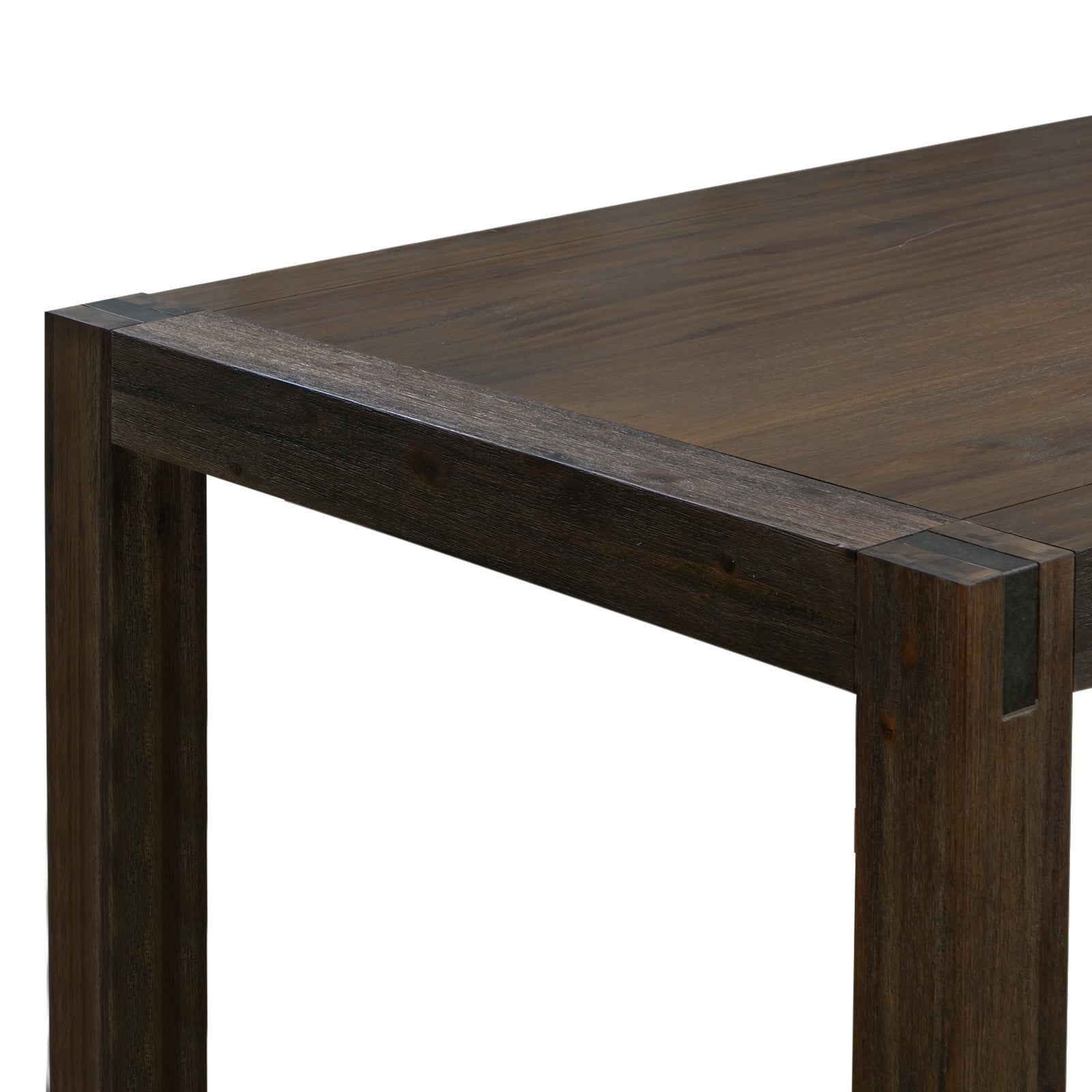 Chocolate Solid Acacia Wooden Dining Table 180cm