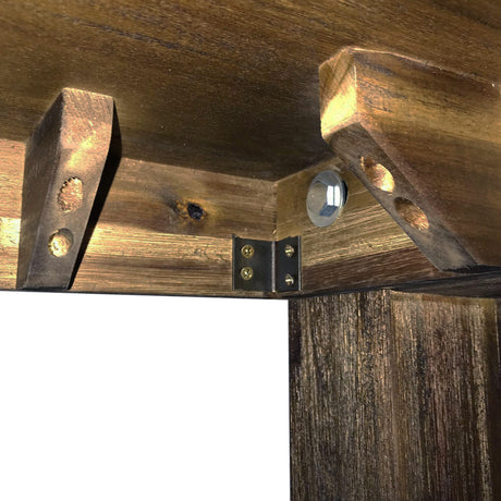 Chocolate Solid Acacia Wooden Dining Table 180cm