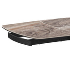 Extendable Ceramic & Glass Dining Table