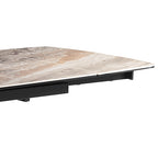 Extendable Ceramic & Glass Dining Table